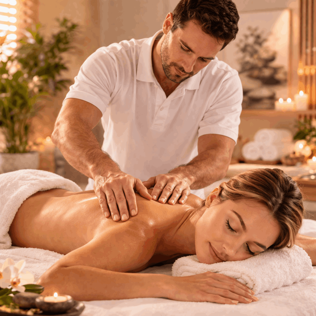 Entspannende Massage